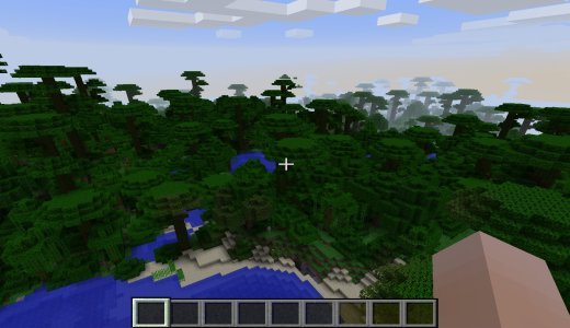 ジャングルバイオームの探し方！5分で簡単に見つかる手順を紹介！